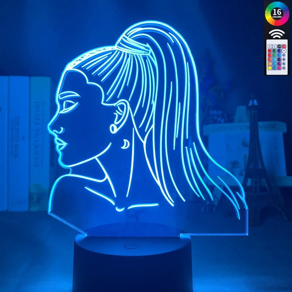 Acrylic 3D night light with European style design and LED illumination