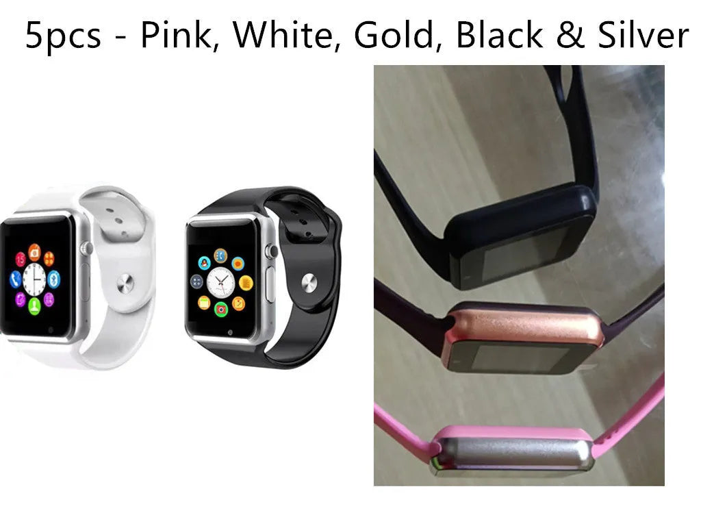 A1 smart watch with 1.54-inch screen and camera for Android with GSM SIM support