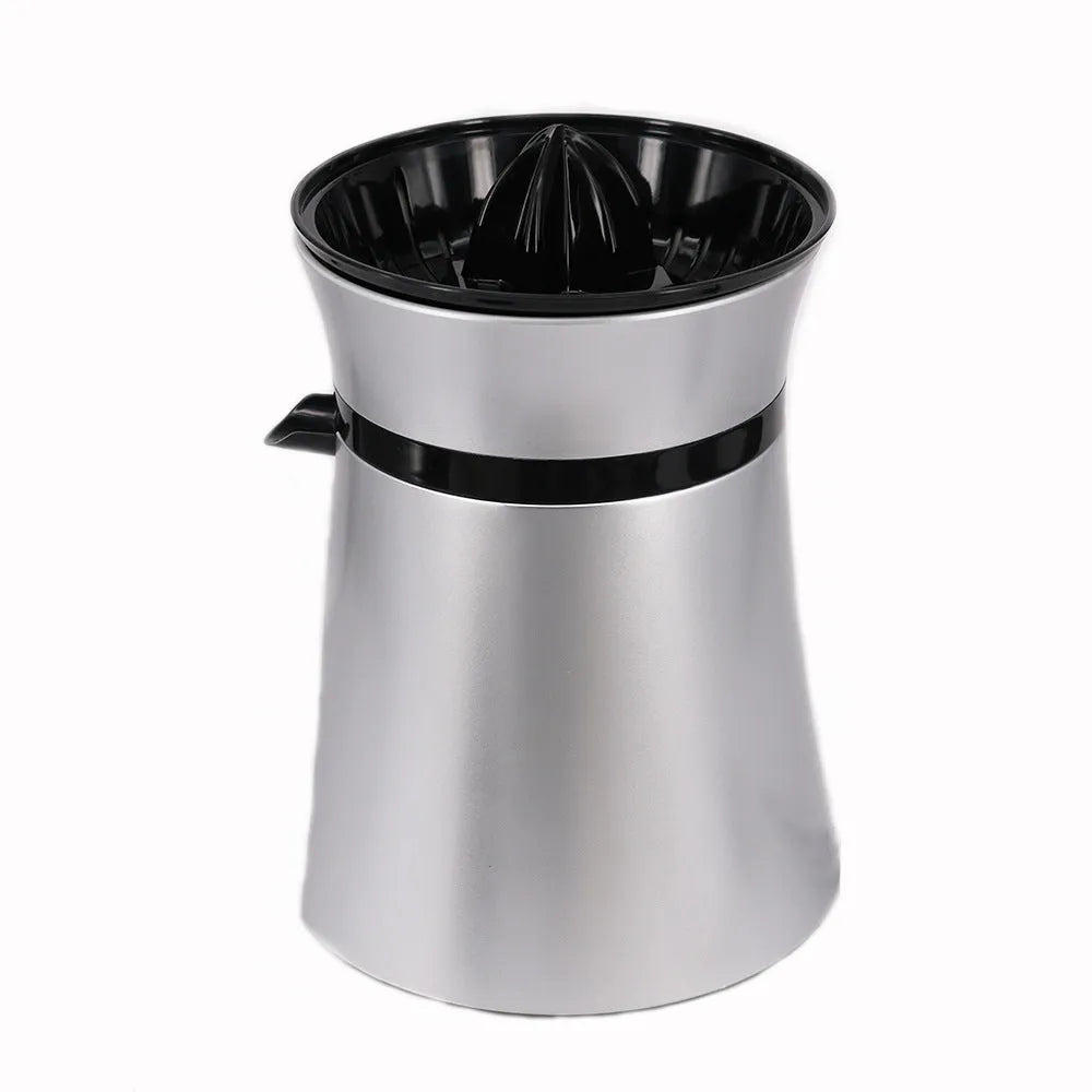 Multi-function juicer with resin body, 400ml juice capacity, 80 rpm slow press, and pulp box on kitchen counter