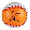 Baseball-themed Bluetooth portable speaker in green colour with USB port