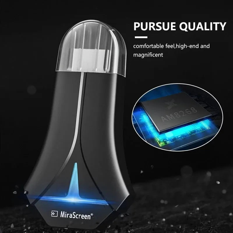 Mirascreen HDMI wireless dongle for mobile phone screen mirroring at 1080p resolution
