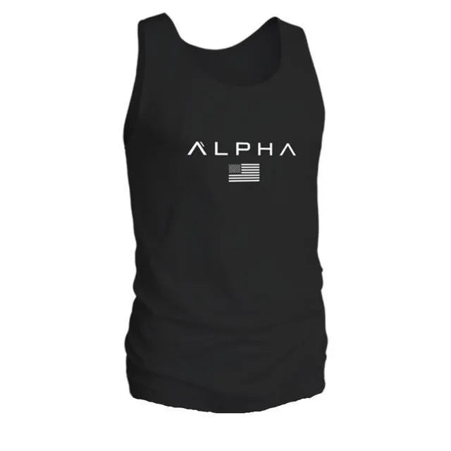 Men cotton fitness tank with save pocket straight hem available in 14 styles