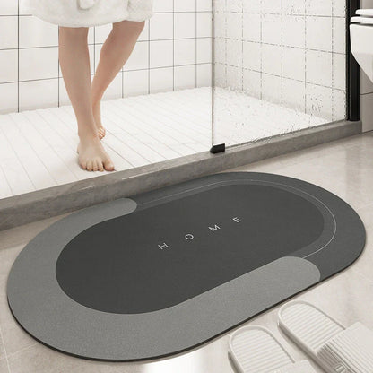 A cozy, soft, and stylish bathroom floor mat that provides comfort and safety for your feet