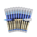 Dianshi rollerball pen with 0.5mm fine tip and quick-drying ink, 12 pack assorted colours