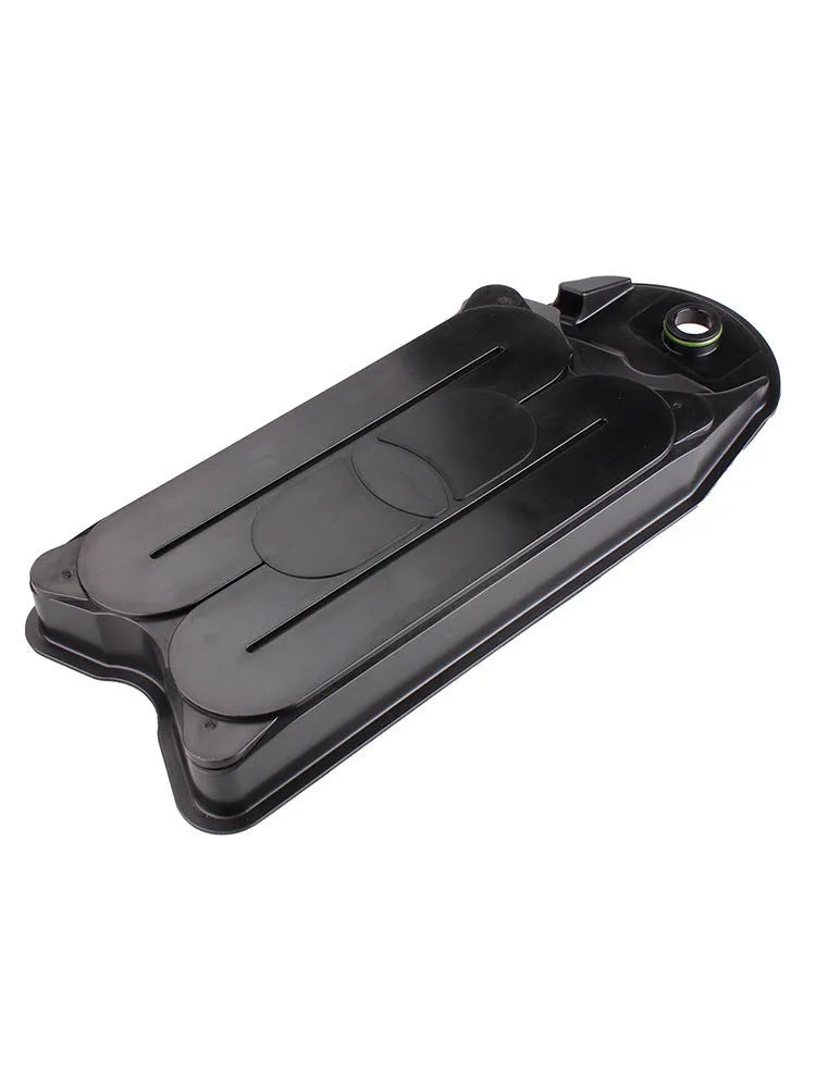 Black automotive crankcase ventilation filter part number OFI068 for Ram diesel trucks