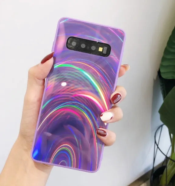 Marble pattern shockproof silicone phone case for Samsung Galaxy in seven colour options