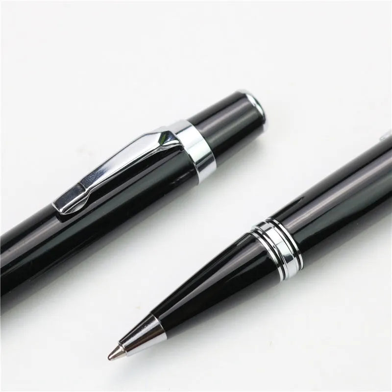 Baozhu full metal pocket pen with black 0.7mm refill and two spare refills