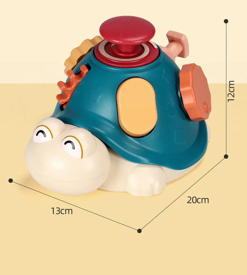Turtle finger exploration early education toy plastic brain game for infants 0-3 years