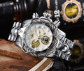 Invicta large plate clown watch with square dial, silicone case and rubber strap