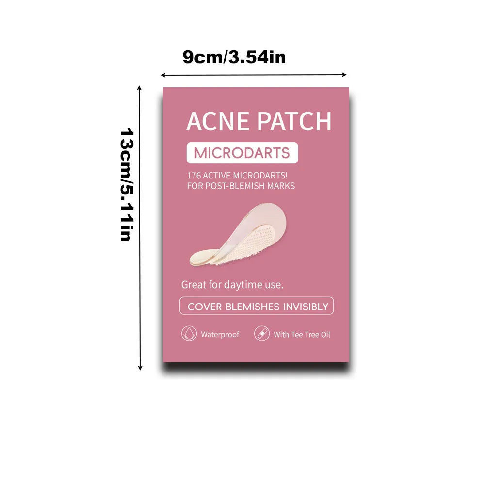 9-piece acne patch set for pimple treatment with mild non-irritating formulation