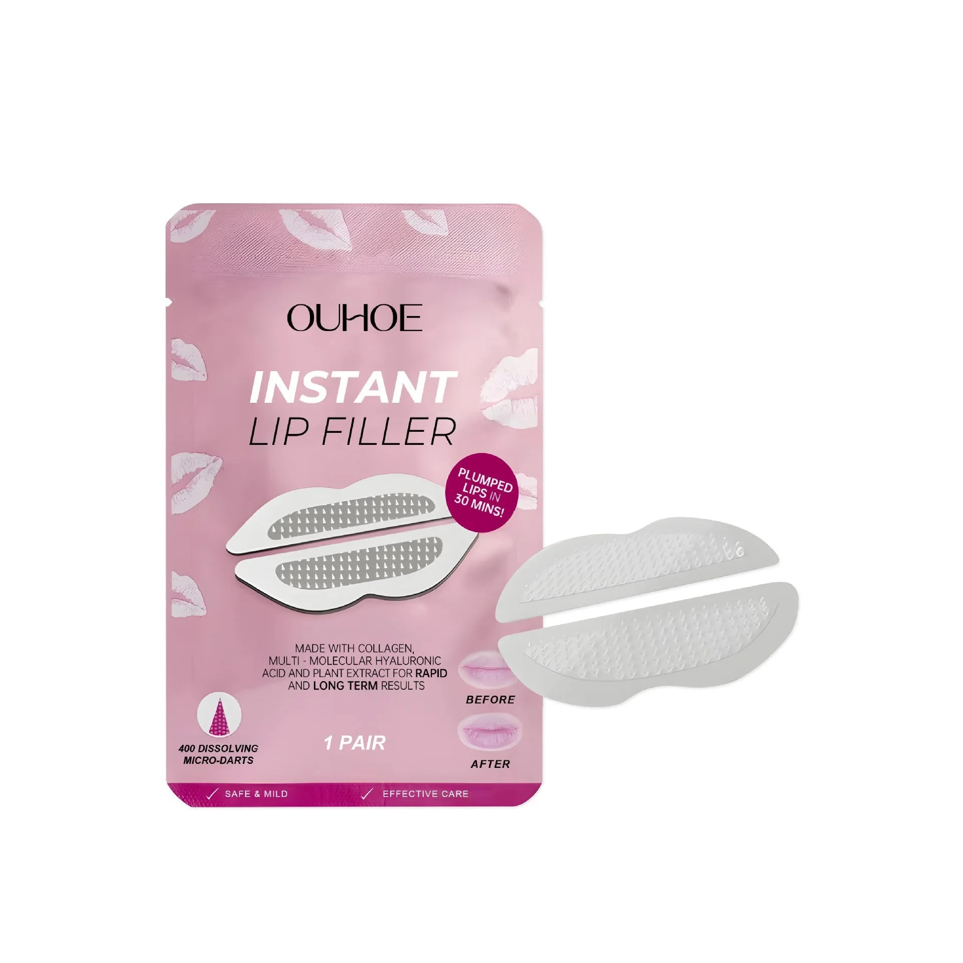 Silicone lip nursing adhesive bandage 8x12cm moisturising care patch for dry lips