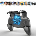 3 in 1 phone gamepad cooler powerbank in black with ABS and zinc alloy construction and fan