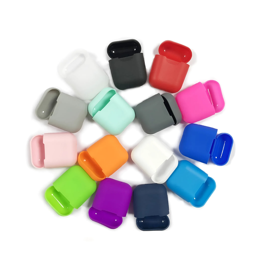 Silicone protective case for a Bluetooth headset in multiple colour options.