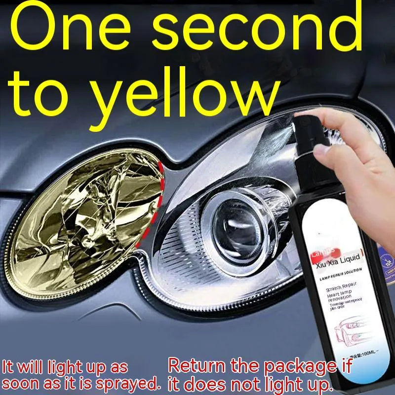 100ml bottle of car headlight renovation repairing liquid for plastic headlamp covers