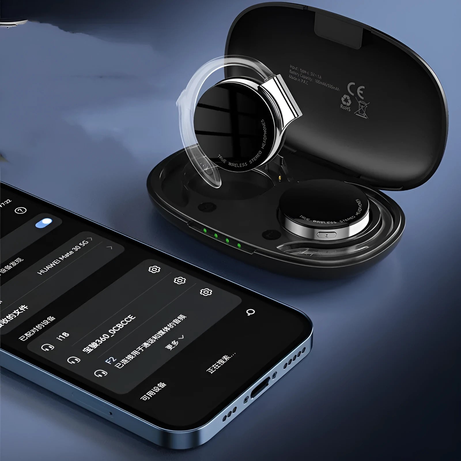 Wireless Bluetooth sports earphones with ear plug design in black and white colour options