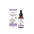 60ml bottle of fragrant hair removal treatment oil with aconite, mint, and lemon extracts
