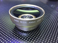 0.45X wide angle mobile phone lens attachment in metallic finish