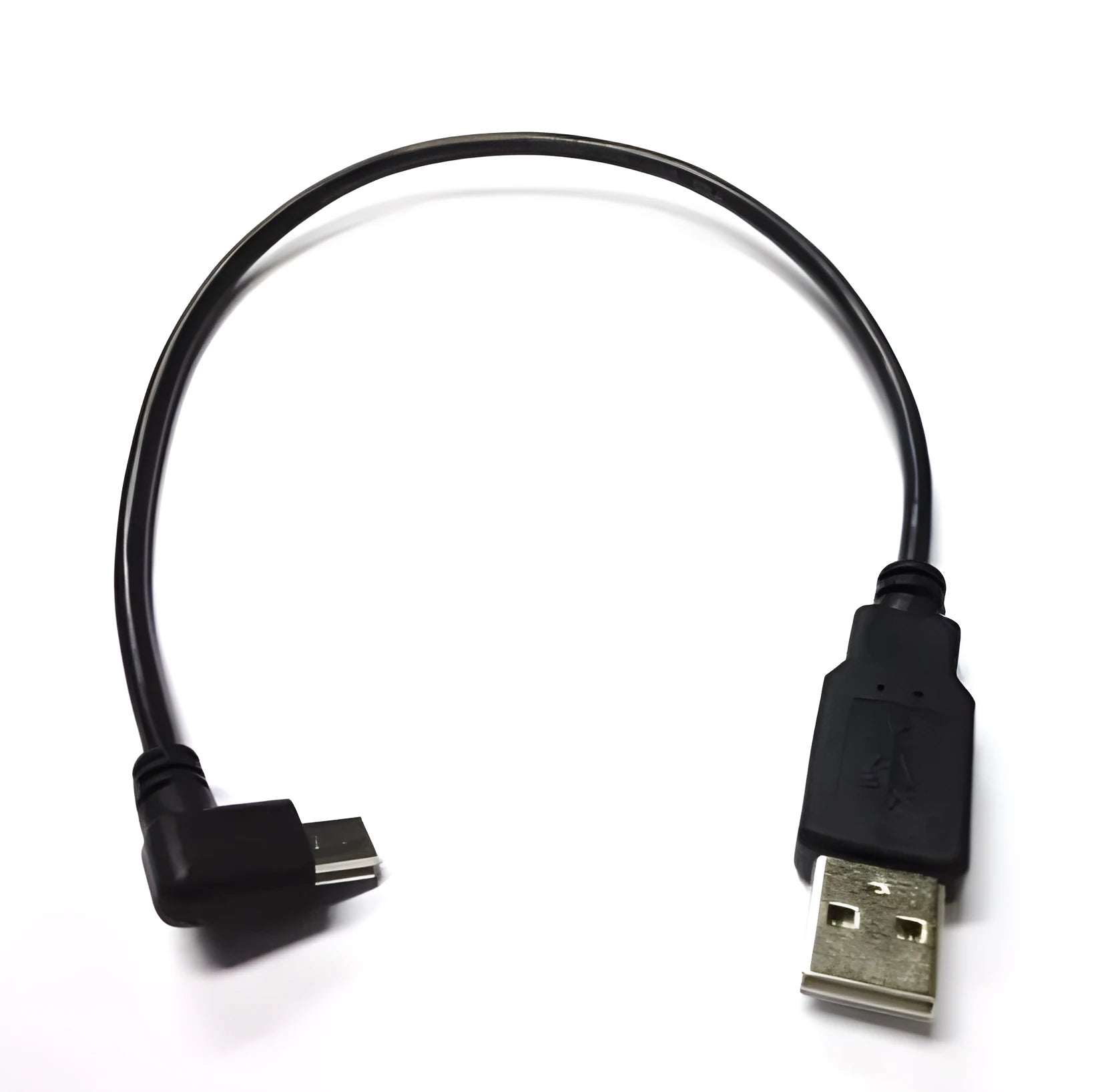 USB Mini 5Pin right angle male to USB 2.0 A male cable 0.2m for Chromecast