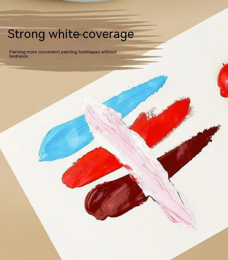 18 colour Chinese painting pigment set in 12ml tubes with plant pigment coating pen for children beginners