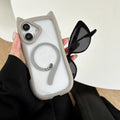 Transparent acrylic TPU phone case for iPhone 17, 17 Air, 17 Pro and 17 Pro Max with magnetic suction