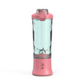 Portable blender juicer with 6-blade 304 stainless steel assembly and 600ml food-grade AS cup