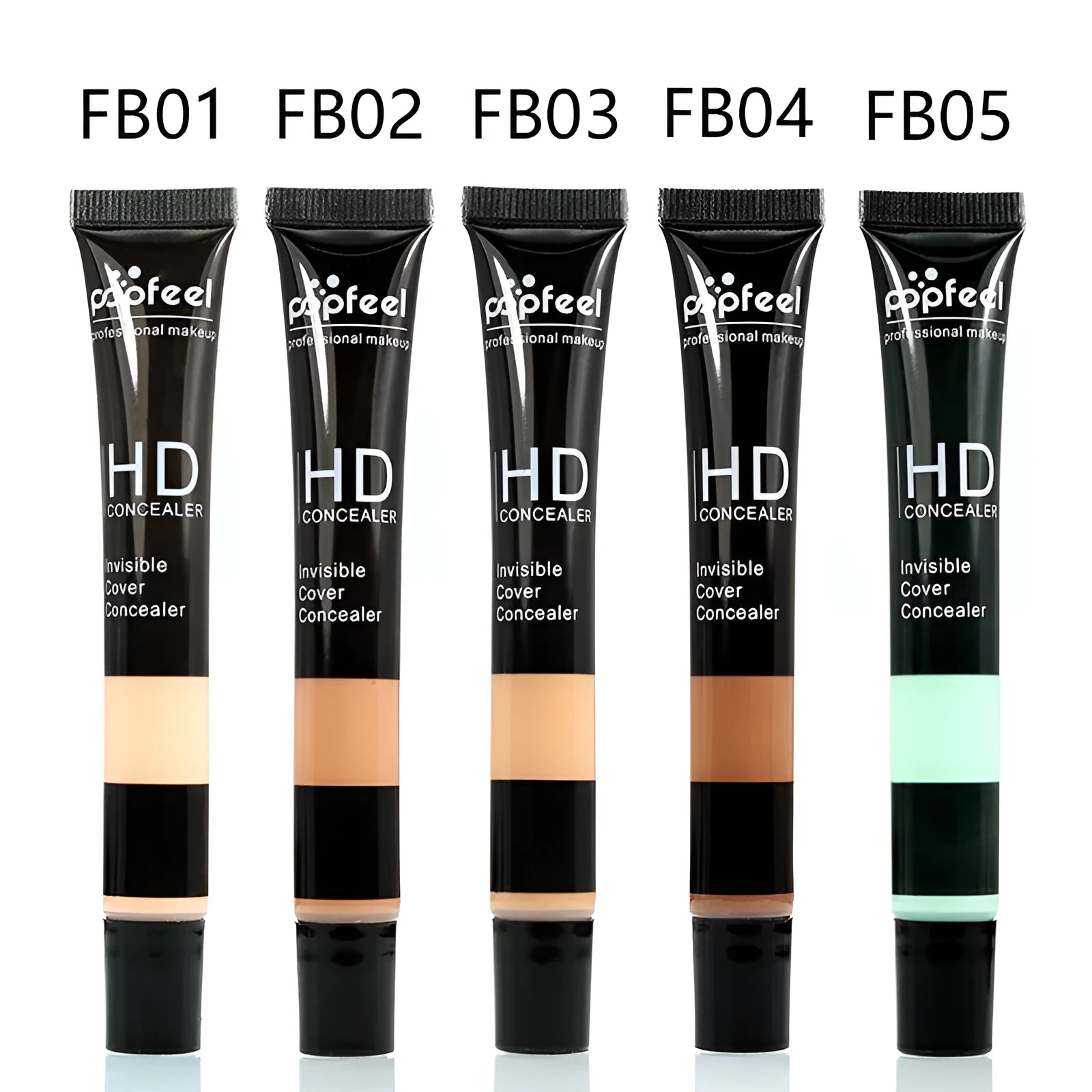 Pro concealer makeup with high gloss repair volume no flaw coverage in 5 colours