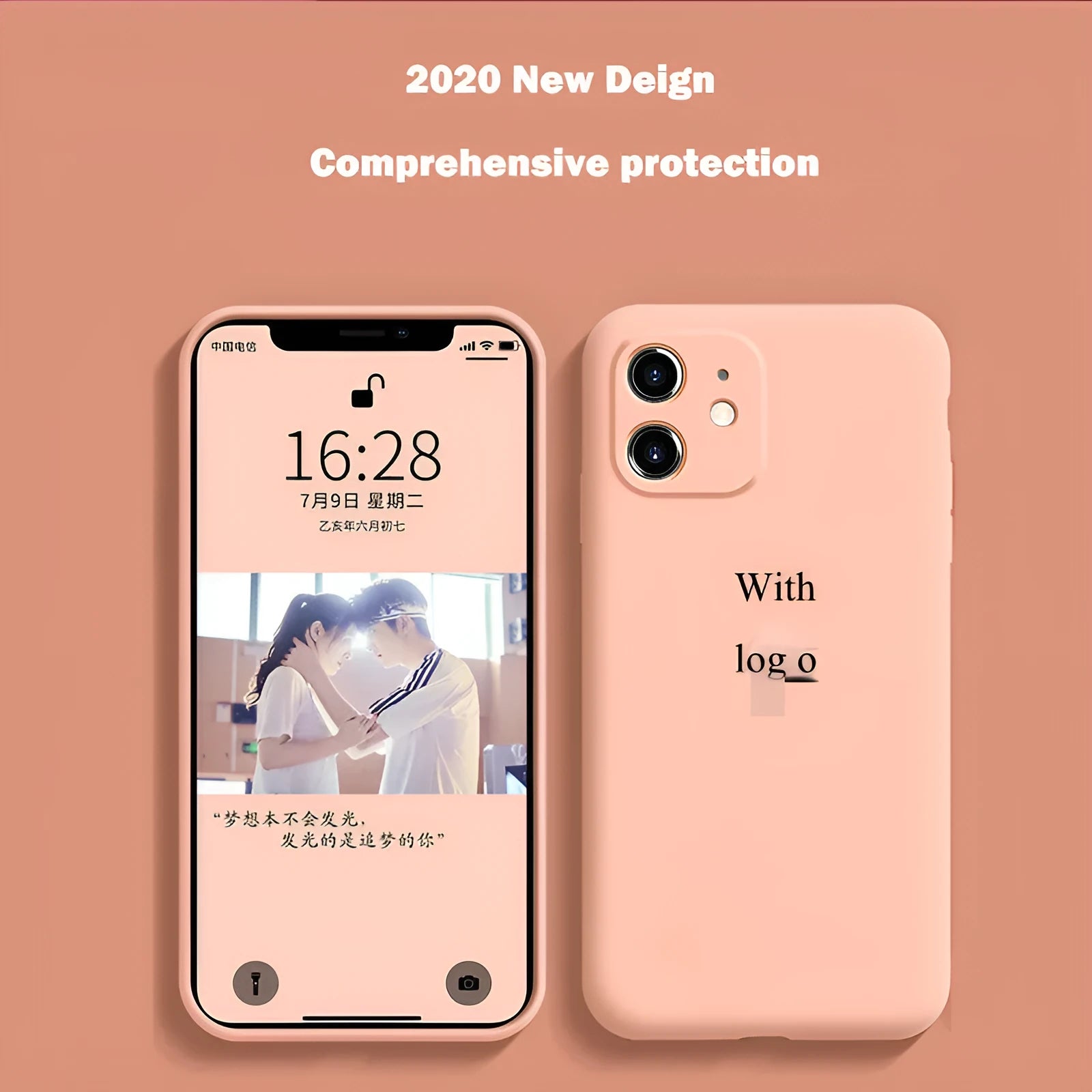 Silicone mobile phone case for iPhone 11 series in solid colour options