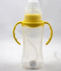 240ml PP baby bottle in blue, pink, yellow or green, BPA-free and odour-free for infant feeding