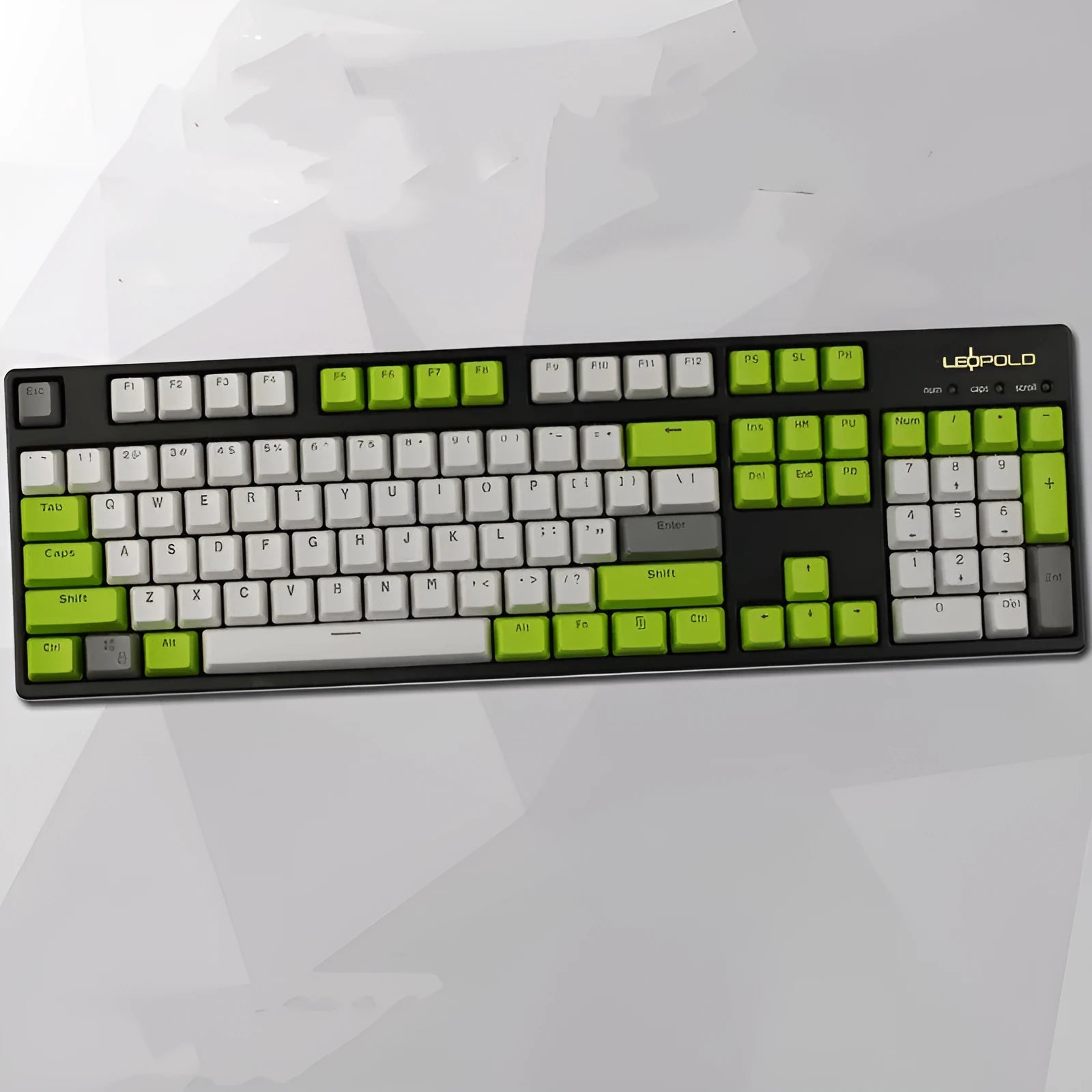 Two-tone PBT mechanical keyboard keycaps in various colour themes including DC superhero and Hulk designs