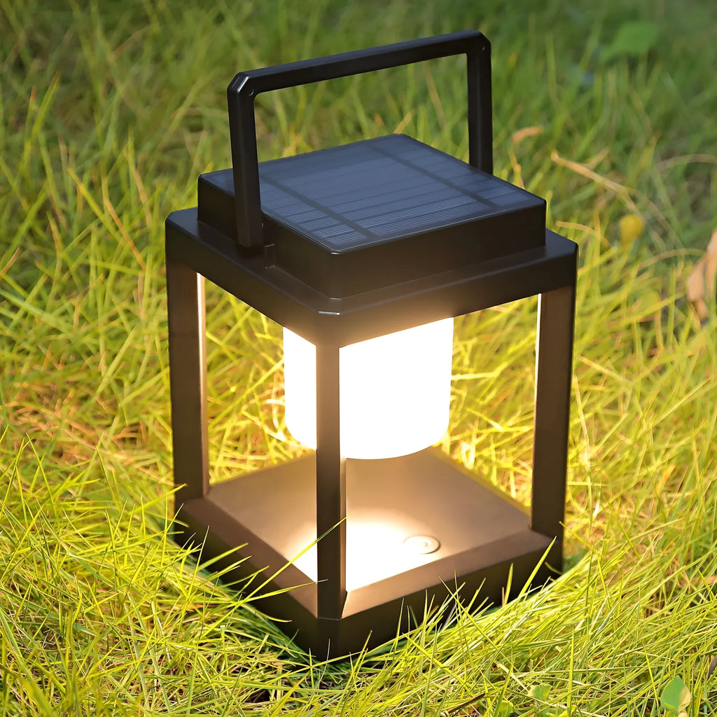 Outdoor USB handheld ambient lantern, IP55, 135 x 180mm, black cover or white shell, 5-10W