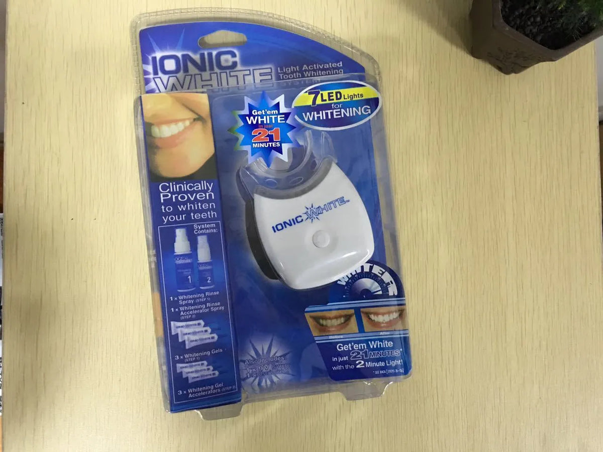 Cold light teeth whitening instrument with ABS and medical poly build for stain removal and discolouration