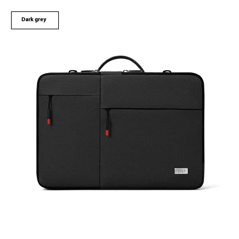 14-inch laptop protective sleeve in Oxford fabric with shockproof design in light grey or dark grey colour