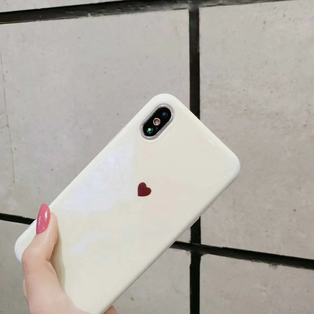 Bluwhite and White Love brand iPhone back cover cases with blue light filtering material