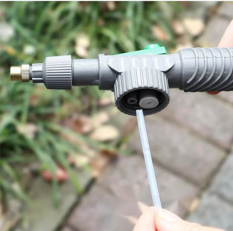 Plastic bottle watering sprayer nozzle with 30cm tube converts beverage bottles to garden watering cans