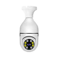 Wireless bulb security camera with 1080p and full colour night vision for indoor outdoor use