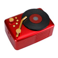 T12 record player Bluetooth 5.0 wireless speaker in Black with 40mm driver and 2x5W output