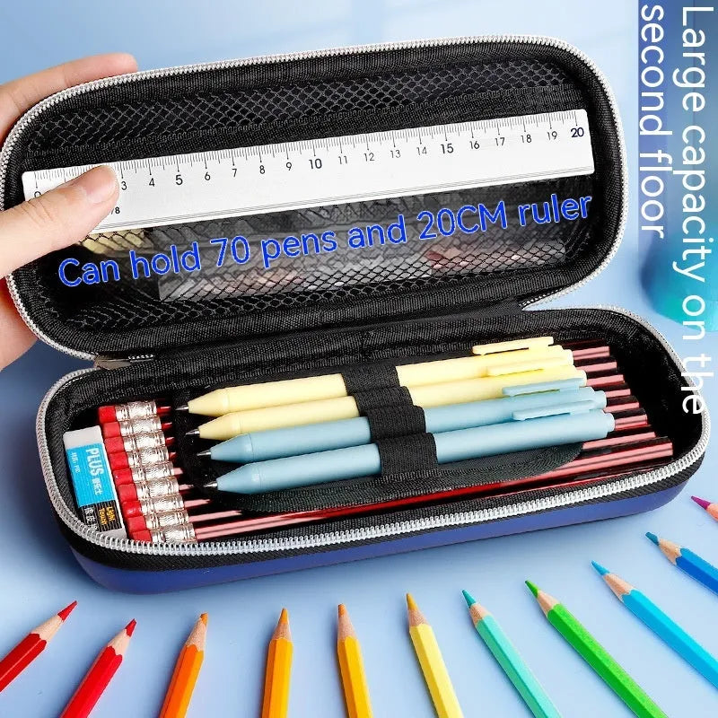 Three-dimensional EVA cartoon large capacity pencil case with astronaut pattern for kids school supplies