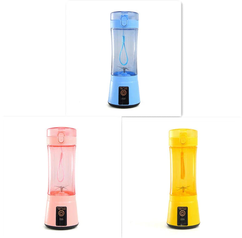 Portable USB Rechargeable Fruit Smoothie Blender with Cordless Design and Powerful Blending Capabilities