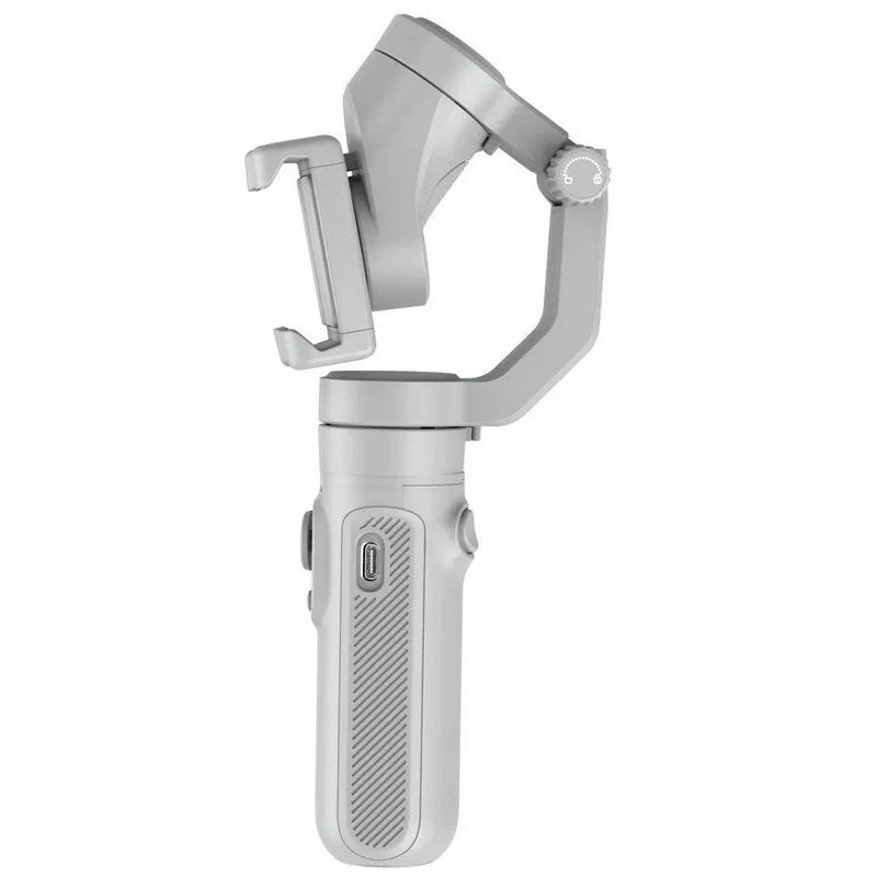 Mobile phone handheld Bluetooth stabiliser with three-axis anti-shaking head and built-in battery