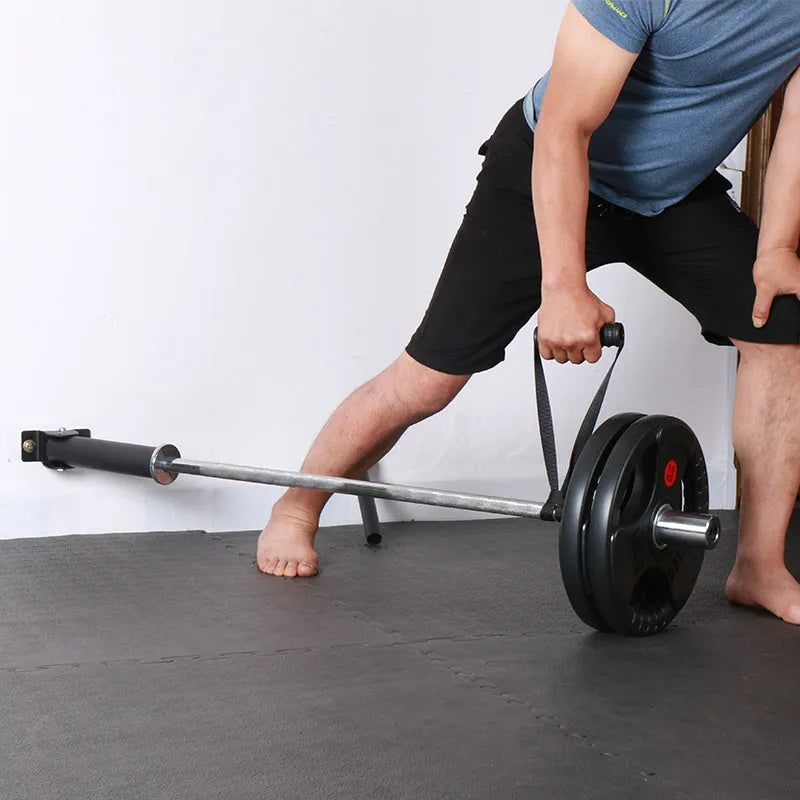 Wall-mounted steel barbell storage rack with 25 vertical tubes.