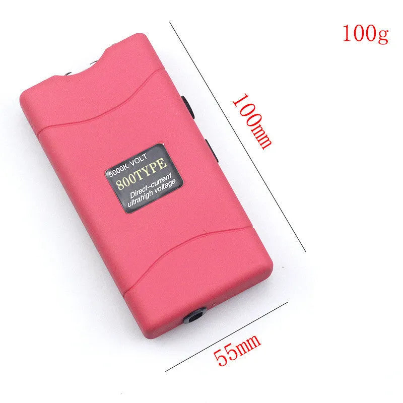 Women's multi-function safety torch in purple plastic and resin construction