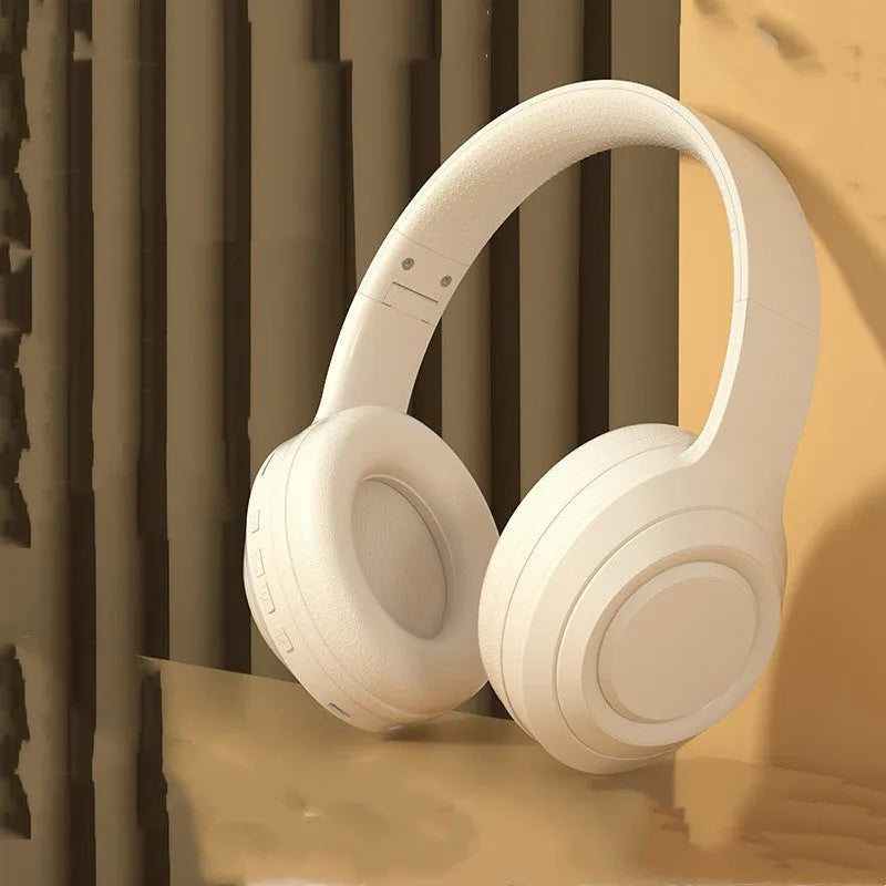 DR58 Bluetooth wireless headset with noise cancellation in black, white, or pink colour options
