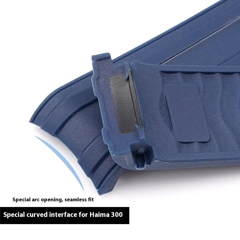 20mm wide watch strap in multiple colours featuring a silver-toned buckle.