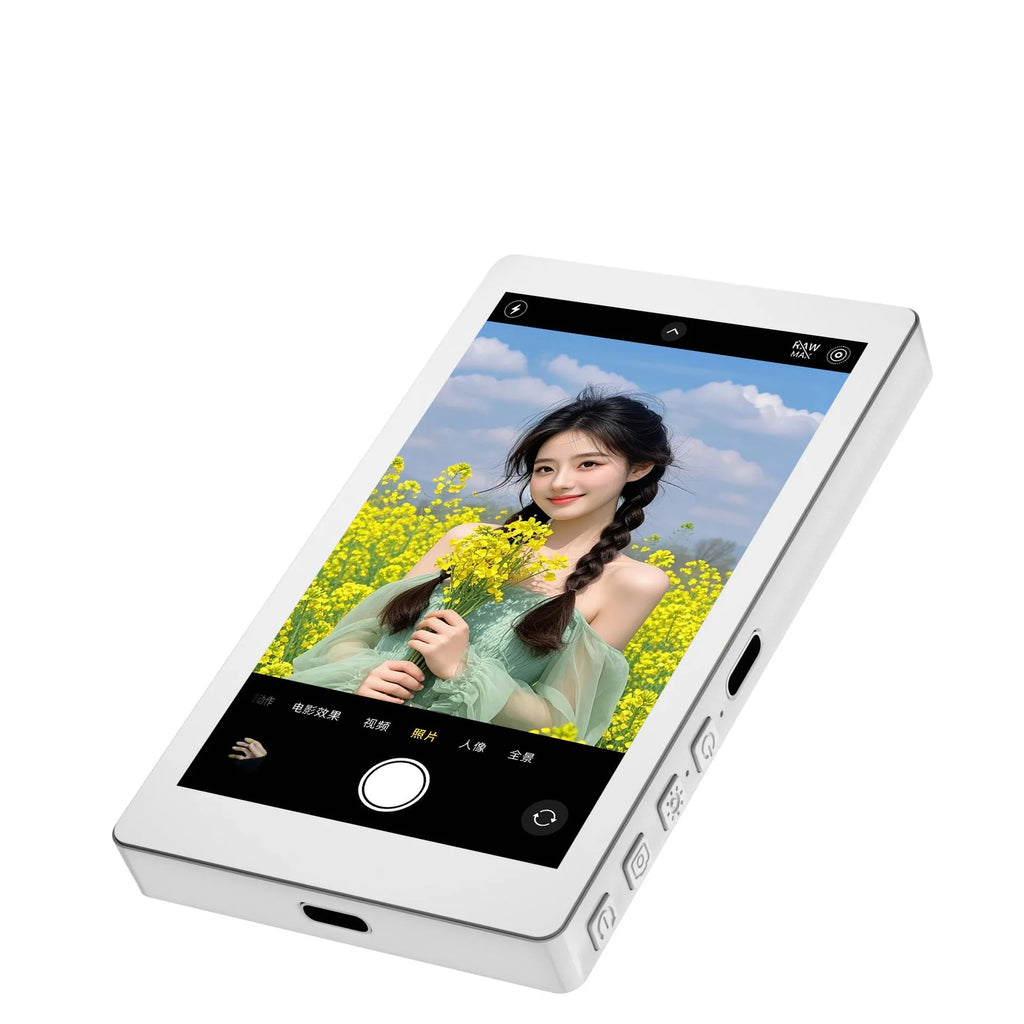 Rear magnetic mobile phone screen projector in black colour showing USB port and compact design.