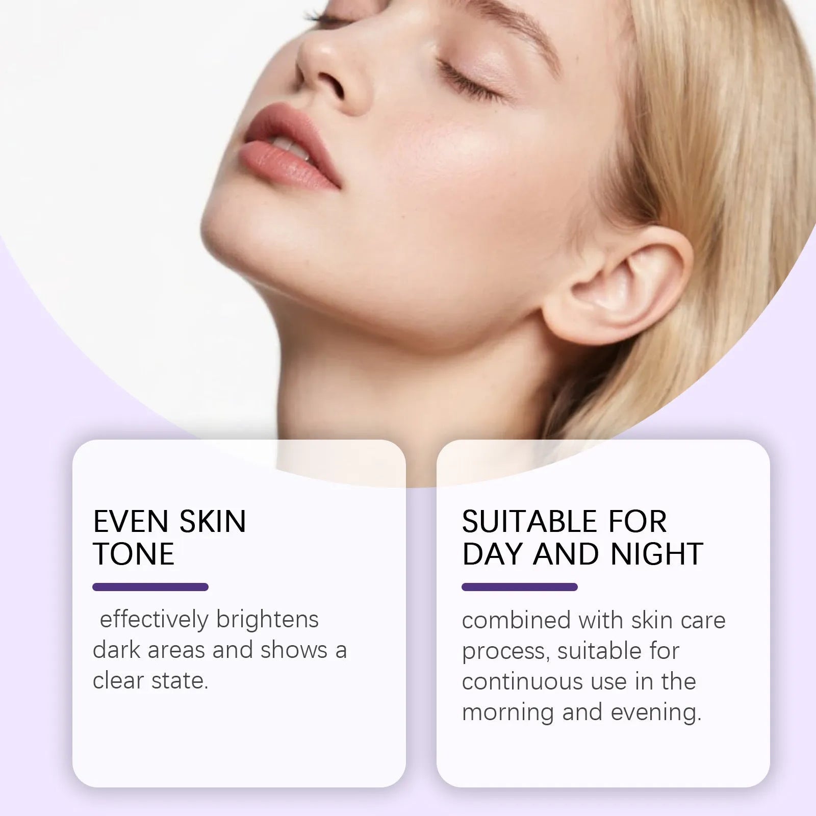 50g facial moisturising cream jar with water-oil balance and pore care properties