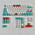 Coral Sea PBT keycaps for Xiao Yan mechanical keyboard with five-sided sublimation printing