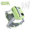 Explosion-proof anti-strangulation pet harness in Oxford cloth with attached holding rope