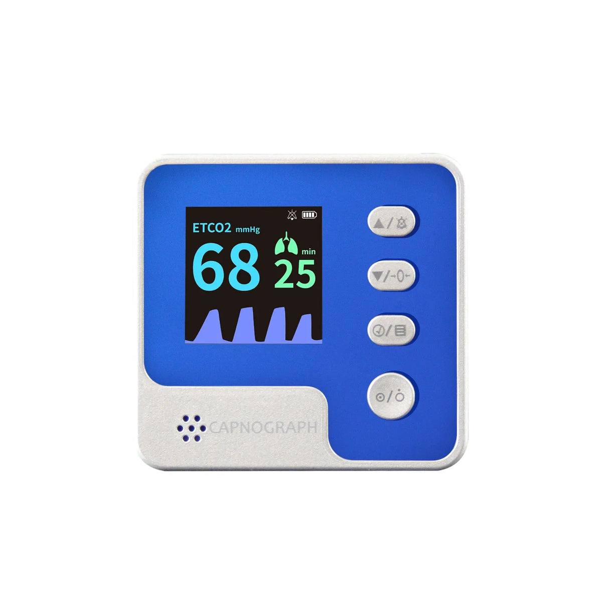 Veterinary mainstream CO2 capnograph CA10M monitor for EtCO2 and respiration rate, 59x56x59.5mm, 92g