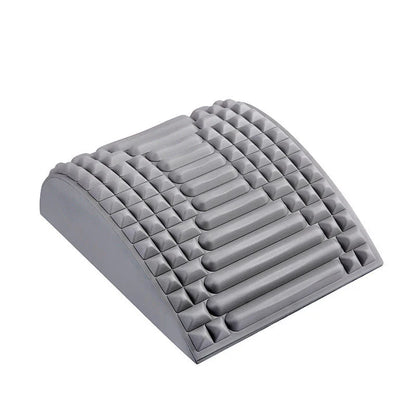 Ergonomic lumbar back massager with soothing acupressure design for pain relief and relaxation