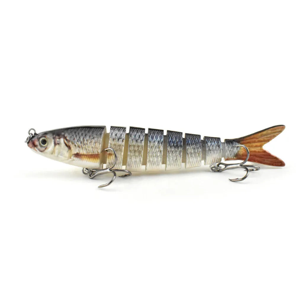 Available Eight hard plastic fishing lure, 133mm long, 203g weight, shown in one of 11 available colour options.